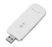VBESTLIFE Dongle WiFi USB 4G LTE e Router Hotspot Mobile, Modem WiFi Portatile da Viaggio 150Mbps con Slot per Scheda SIM per Europa, Supporto 10 Utenti (WHITE)