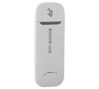 VBESTLIFE Dongle WiFi USB 4G LTE, Router Hotspot Mobile, Dispositivo Modem Portatile Ad Alta velocità da 150 Mbps con Slot per Scheda SIM per Viaggi, Supporta 10 Utenti (WHITE)