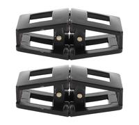 VBESTLIFE Fermaglio per Capelli Magnetico, Clip per Capelli in ABS con Chiusura Magnetica, Presa per i per gli Spostamenti Quotidiani, Accessori per Portatili e Compatti per, Confezione da 2 (BLACK)