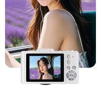 VBESTLIFE Fotocamera Digitale 4K per Fotografia, Fotocamera per Vlog da Viaggio da 64 MP con Schermo Ribaltabile a 180° da 2,8", Messa a Fuoco Automatica, Zoom Digitale 18X, Obiettivo