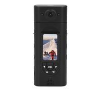 VBESTLIFE Fotocamera Indossata Sul Corpo, Videocamera Indossabile Portatile HD 1080P con Schermo da 1,47 Pollici, Ampio Angolo di Visione di 140°, Clip Posteriore e Design Magnetico, per