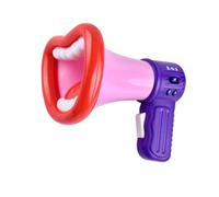 VBESTLIFE Giocattolo Didattico per Microfono Manuale, Cambia Voce per Bambini, Tono Voce Femminile/Maschile/Macchina, Alimentato a Batteria 2*AA, Materiale: Plastica (Blue)