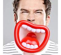 VBESTLIFE Giocattolo Didattico per Microfono Manuale, Cambia Voce per Bambini, Tono Voce Femminile/Maschile/Macchina, Alimentato a Batteria 2*AA, Materiale: Plastica (Rosso)