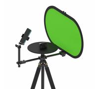 VBESTLIFE Giradischi Fotografico Professionale a 360°, Angolo di Ripresa Regolabile, Piattaforma Rotante Video Portatile con Spinner per Fotocamera, Treppiede Non Incluso