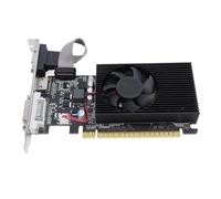 VBESTLIFE GT 730 2 GB DDR3 Scheda Grafica a Basso Profilo a Basso Profilo, Scheda Video da Gioco PCIE 2.0 X16, Scheda Grafica per Computer Desktop con Porte VGA HDMI DVI