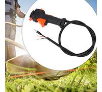 VBESTLIFE Interruttore Maniglia Decespugliatore, Gruppo Cavo Grilletto Acceleratore Decespugliatore per, Comando Manubrio di Ricambio per Tagliaerba, Cavo da 20 Cm, Plastica
