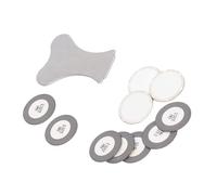 VBESTLIFE Kit di Dischi Ceramici per Nebulizzatore Ad Ultrasuoni da 10 Pezzi Set di Atomizzazione Fine per Umidificatore e Collettore di Polveri