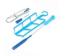 Vbestlife Kit di Pulizia della vescica idratante Portatile 4 in 1 Kit di Pulizia del Tubo della vescica dell'Acqua di idratazione Spazzole con stendino