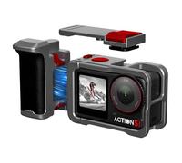 VBESTLIFE Kit Impugnatura per Action 5 Pro/4/3, Pacchetto di Supporto per Maniglia, Supporto di Espansione con Chiave di Otturatore, Sgancio Rapido, Slitta Fredda, Kit per Fotografia di