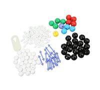 VBESTLIFE Kit Modello Molecolare, Chimica Organica 135 Pezzi PP Atomi e Legami, Set di Carbonio per Aula, Laboratorio e Didattica Scientifica