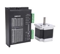 VBESTLIFE Kit Motore Passo-passo Ad Anello Chiuso Tecnologia Ad Alta Suddivisione 2.8A per Macchina per Incidere CNC Stampante 3D con Driver Microstep DM542 per Macchine per Incisione e Marcatura