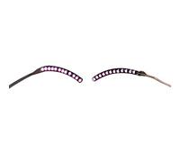 VBESTLIFE Lampada per Ciglia Luminose con Strisce per Trucco Lampada per Ciglia Finte a LED Elegante per Bar per Spettacoli di Eventi, Batteria CR2032 (Rosato)