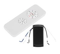 VBESTLIFE Lampada Ventilatore da Soffitto con Telecomando, Kit Wireless a 3 velocità con Ricevitore RF433, Interruttore Timer Intelligente 220 V per Luce Ventola CA, Alloggiamento Strutturato per PC,