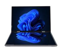 VBESTLIFE Laptop Doppio Touchscreen da 14 Pollici, SSD DDR4 512G da 16 GB Risoluzione 2.2K HD 2240X1440 per Aziende con Tastiera Touch Virtuale (Spina europea)