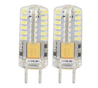 VBESTLIFE LED GY6.35 Lampadina a Risparmio Energetico Efficiente 6000K 3W 48 Lampadina per Lampadario Lampada da Tavolo 12V 2 Pezzi, Adatta per Lampada da Soffitto