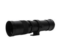 VBESTLIFE Lente Teleobiettivo della Fotocamera, Manuale Focale da 420 Mm a 800 Mm Focus F8.3 a F16 con Tutta la Struttura in Metallo per la Telecamera a Specchio a Supporto RF (BLACK)