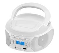 VBESTLIFE Lettore CD Portatile con Caricamento Dall'alto con Bluetooth, Lettore CD Radio FM USB MP3 con modalità EQ Multiple e Memoria della Stazione (Spina europea)