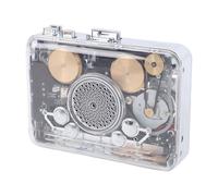 VBESTLIFE Lettore di Cassette Portatile con Altoparlante per Cuffie, Convertitore da Cassetta a MP3 Supporta unità Flash USB, Doppio Alimentatore per Musica All'aperto