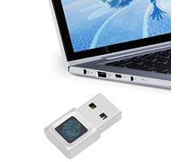 VBESTLIFE Lettore di Impronte Digitali USB, Scanner di Impronte Digitali Biometrico con Chiave di Sicurezza Portatile per 10 11 32/64 Bit, 360 Gradi Touch Fast Matching