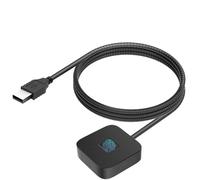 VBESTLIFE Lettore di Impronte Digitali USB, Scanner di Impronte Digitali Biometrico con Riconoscimento Rapido a 360° per Wins 10, 11, Supporto Wins Hello (BLACK)