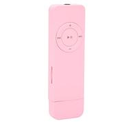 VBESTLIFE Lettore MP3 con Chiavetta USB, Lettore Musicale Audio Portatile con Auricolare, Suono Senza Perdita, Ricaricabile, Supporto Scheda di Memoria 64G (PINK)