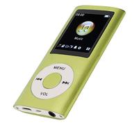 VBESTLIFE Lettore MP3 Portatile, Lettore Musicale Lossless con Schermo LCD da 1,8 Pollici, Corpo in Lega di Alluminio, Riproduzione di 8 Ore, Supporta MP3 WMA FLAC APE (GREEN)