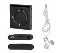 VBESTLIFE Lettore MP3 Portatile, Supporto Scheda di Memoria, per Uso All'aperto (BLACK)