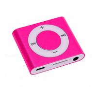 VBESTLIFE Lettore MP3 Portatile, Supporto Scheda di Memoria, per Uso All'aperto (Rosa rossa)