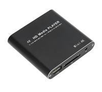 VBESTLIFE Lettore Multimediale 4K, Lettore Multimediale per Lettore Video HD, con Telecomando, Lettore MP4 Digitale, per Schede di Memoria USB AV con Interfaccia Multimediale HD(Nero)