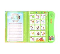 VBESTLIFE Libro Sonoro ABC Intelligente per Bambini Dai 3 Anni in su, Libri Didattici Elettronici, Batteria Non Inclusa, Scelta, dimensioni: 25 X 22,5 X 2,5 Cm (GREEN)