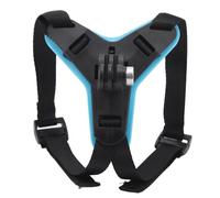 VBESTLIFE Luce per Montaggio su Mento per Casco da Moto, Antiscivolo con Robusto Supporto per Cinturino per Osmo Action 3 2, Telefoni Cellulari (BLUE)