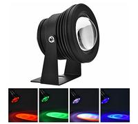 VBESTLIFE Luce Subacquea Luci Sommergibili a LED,Luce Subacquea con Telecomando RGB LED Luci per Piscina del Raggruppamento Multicolore Impermeabile Luci LED Laghetto Illuminazione(Nero)