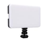 VBESTLIFE Luce Video a LED, Luce di Riempimento a 91 Perline con Temperatura Colore Dimmerabile 3300K-5600K, Doppi Supporti per Slitta Fredda, Staffa Rotante per Fotocamera, Smartphone