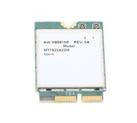 VBESTLIFE M.2 Scheda Wireless, Wifi 6E RZ616 MT7922A22M Modulo Laptop Bluetooth 5.2, 5374 Mbps Tri Band Wifi Chip Adapter per Vittorie 10 11