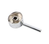 VBESTLIFE Maniglia a Leva per Rubinetto in Lega di Zinco con Superficie Cromata per Lavabo da Bagno, 1 Confezione