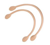 VBESTLIFE Maniglia per Cinghie per Borsa, Tracolla in Vera Pelle Morbida e Liscia Al Tocco, 2 Pezzi Riparazione di Ricambio per Accessori Borsa Fai da Te, Robusta Maniglia Marrone Artigianale per a