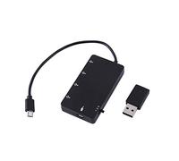 VBESTLIFE Micro USB OTG HUB, 4 Porte Micro USB Hub USB 2.0 OTG Prolunga Cavo di Ricarica per Smartphone, Tablet, per Android e per Windows