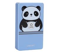 VBESTLIFE Microfono Cancellata del Rumore USB, Pickup Audio Onnidirezionale a 360 ° per il Desktop per Laptop per Computer, Registrazione Hifi a 2 Canali, Magnetica (BLUE)