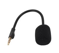 VBESTLIFE Microfono di Ricambio per Ⅰ, Cuffie da Gioco con Jack da 3,5 Mm, Microfono con Asta Staccabile con Schiuma, Omnidirezionale, Plug and Play