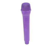 VBESTLIFE Microfono Falso, Microfono Realistico in Plastica Simula L' della Pratica del Parlato per il Karaoke Divertente Stadio, Festa di Compleanno in Costume (viola chiaro)