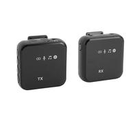 VBESTLIFE Microfono Lavalier Wireless con Trasmettitore, Suono Cristallino, Portata 80 M, Monitoraggio in Tempo Reale, Batteria 18 Ore, per Dispositivi IOS e USB C