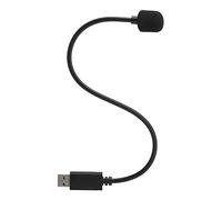 VBESTLIFE Microfono USB, Mini Mic Portatile Nero, per PC Laptop Computer Phone