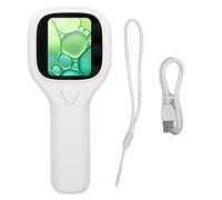 VBESTLIFE Microscopio per Bambini, Fotocamera da Microscopio Digitale da Palmato da Palmare da 500x HD con Schermo da 2 Pollici, 6 Luci a LED, Giocattoli Divertenti Scientifici per