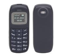 VBESTLIFE Mini Cellulare Sbloccato, Piccolo Cellulare 2G, Piccolo Doppia SIM con Schermo da 0,66 Pollici, per Studenti Anziani (BLUE)