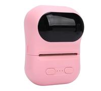 VBESTLIFE Mini Contenitore di Stampa per Stampante Termica Portatile, Macchina per Etichette Bluetooth Senza Inchiostro per Artigianato Fai-da-te, Diario, Ufficio e Uso Domestico (PINK)