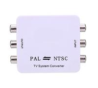 VBESTLIFE Mini Convertitore Commutatore di TV, Adattatore Formato Video PAL SECAM a PAL con Transcodifica del Segnale, Processore Video HD 1080P per Lettore DVD VHS VCR, da Analogico a Digitale