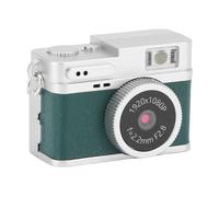 VBESTLIFE Mini Fotocamera del Portachiavi, Fotocamera Digitale retrò FHD 2MP 1080p con Schermo a Colori da 0,96 ", Micro Fotocamera Compatta con Flash, OTG (GREEN)