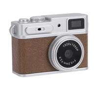 VBESTLIFE Mini Fotocamera retrò con Video 1080P, Foto da 3 MP, Fotocamera Digitale Portachiavi, Schermo da 0,96 Pollici, OTG Tipo C, per Viaggi, Vlogging Quotidiano (BROWN)