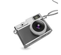 VBESTLIFE Mini Fotocamera retrò con Video 1080P, Foto da 3 MP, Fotocamera Digitale Portachiavi, Schermo da 0,96 Pollici, OTG Tipo C, per Viaggi, Vlogging Quotidiano (BLACK)