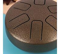 VBESTLIFE Mini Giocattolo Puzzle per Tamburo con Lingua Eterea, 6 Note, per Bambini, Materiale Metallico per Principianti (Bronzo)